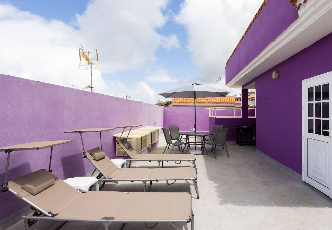 Apartamento en Icod de los Vinos - Live Icod Buen Paso casa con terraza y barbacoa 