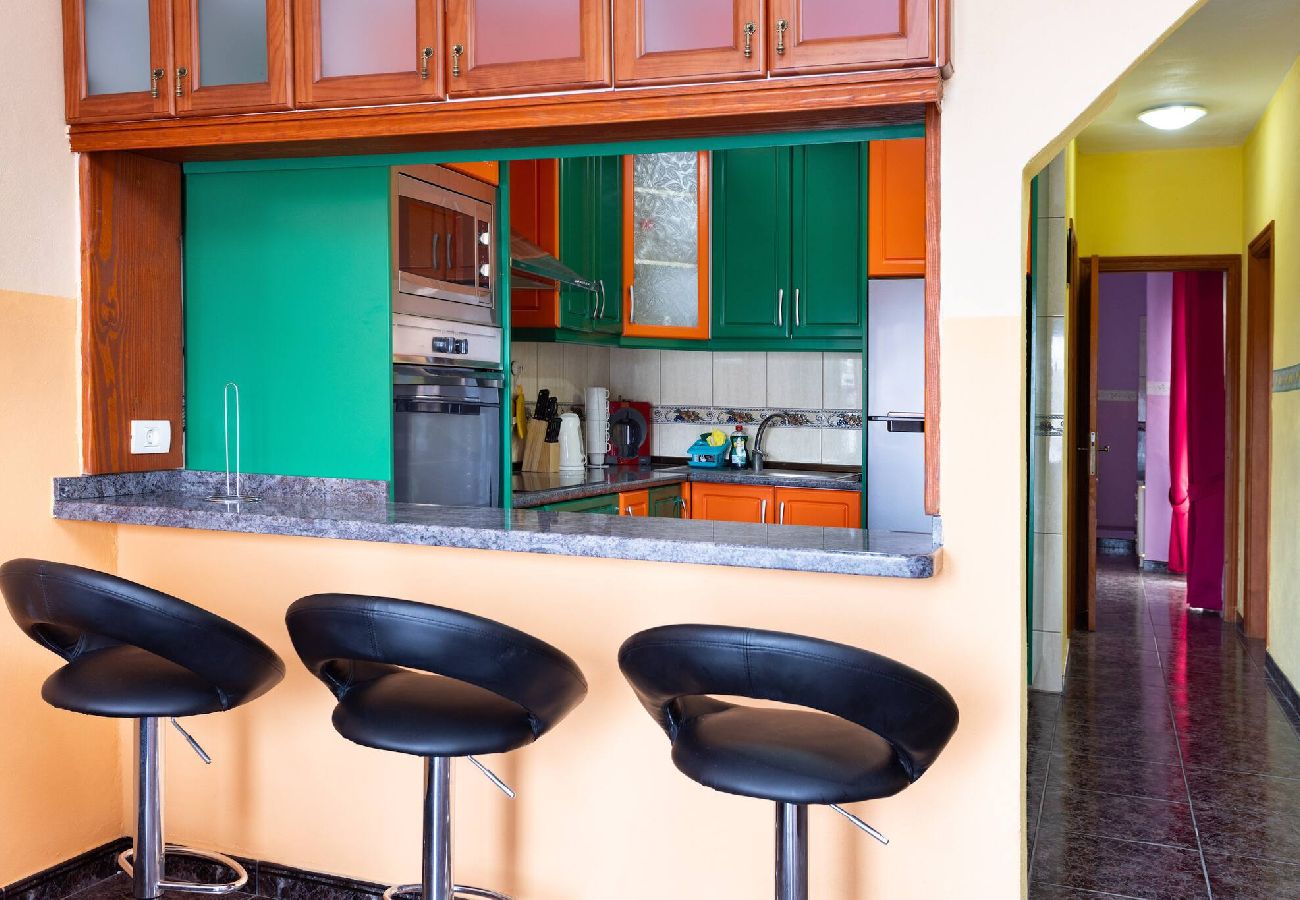 Apartamento en Icod de los Vinos - Live Icod Buen Paso casa con terraza y barbacoa 